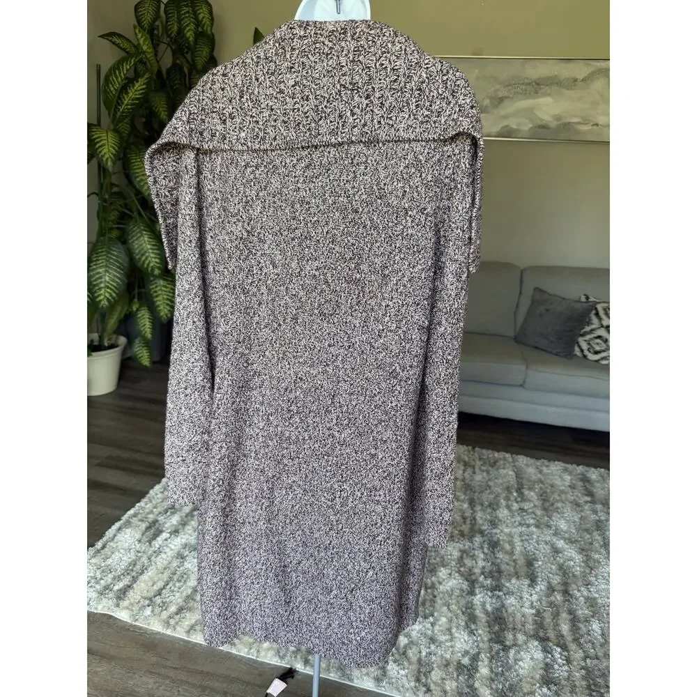 New York & Co XL Marbled Cardigan Open Front Cozy Slouchy Casual sweater #1062